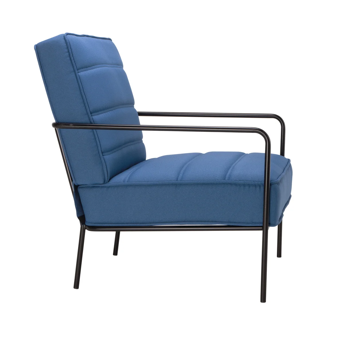 Jemini Wire Frame Reception Armchair 620x880x830mm Navy KF90478 - Image 2