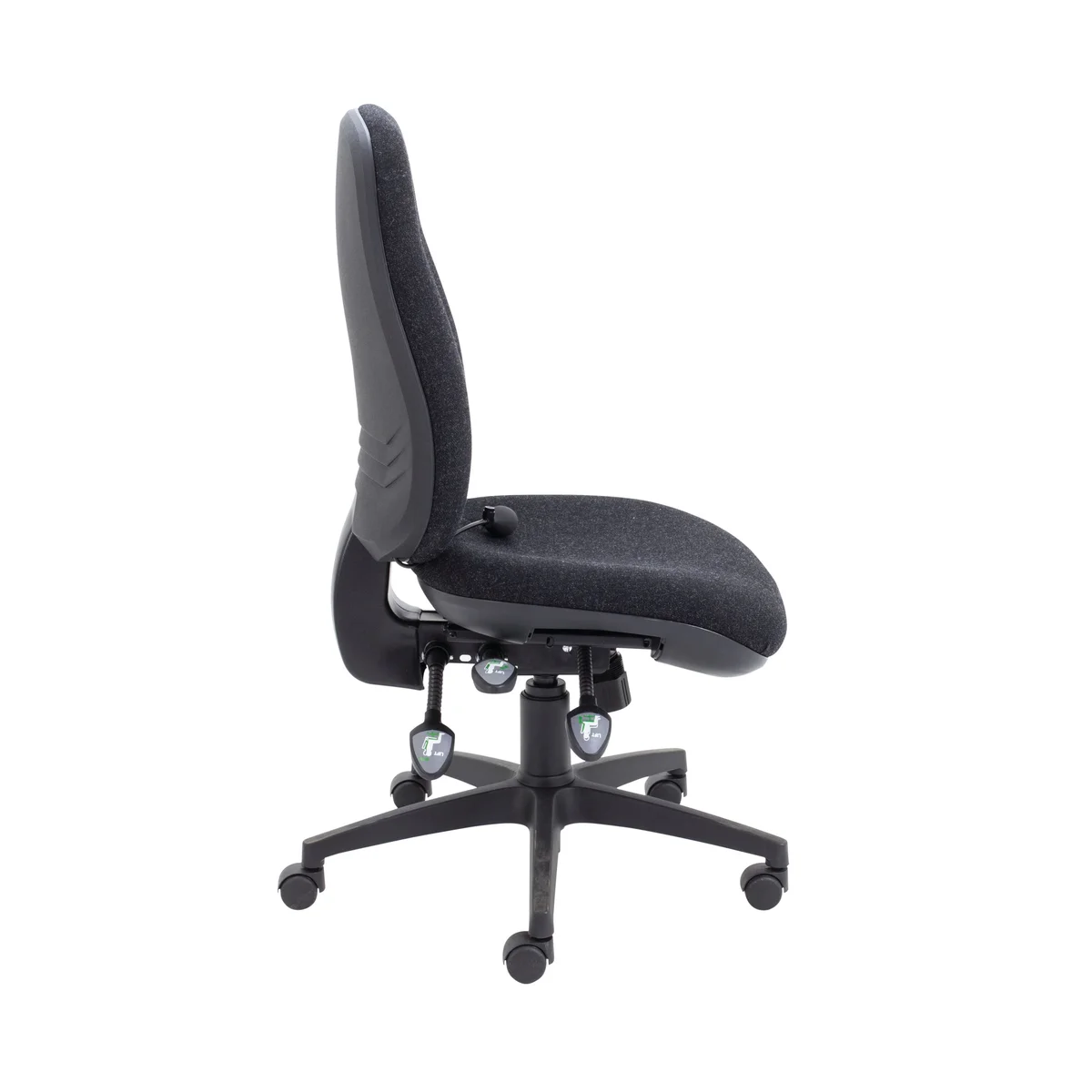 Arista Ergonomic Maxi High Back Operator Chair 700x700x1040-1160mm Black KF90551 - Image 2