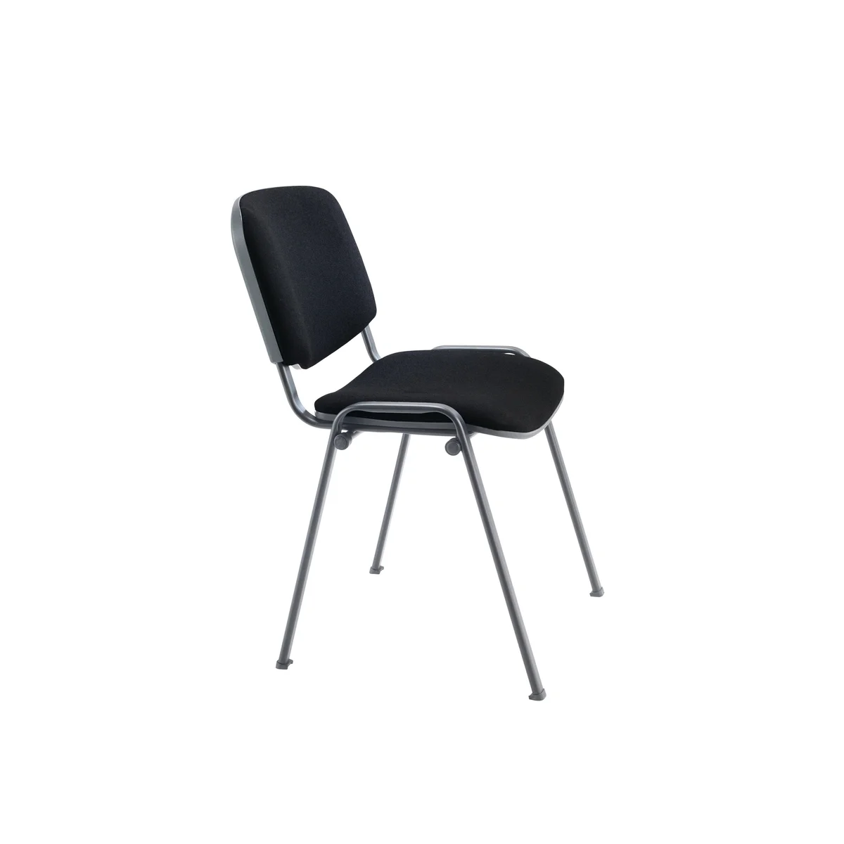 Jemini Ultra Multipurpose Stacking Chair 532x585x805mm Black KF90552 - Image 2