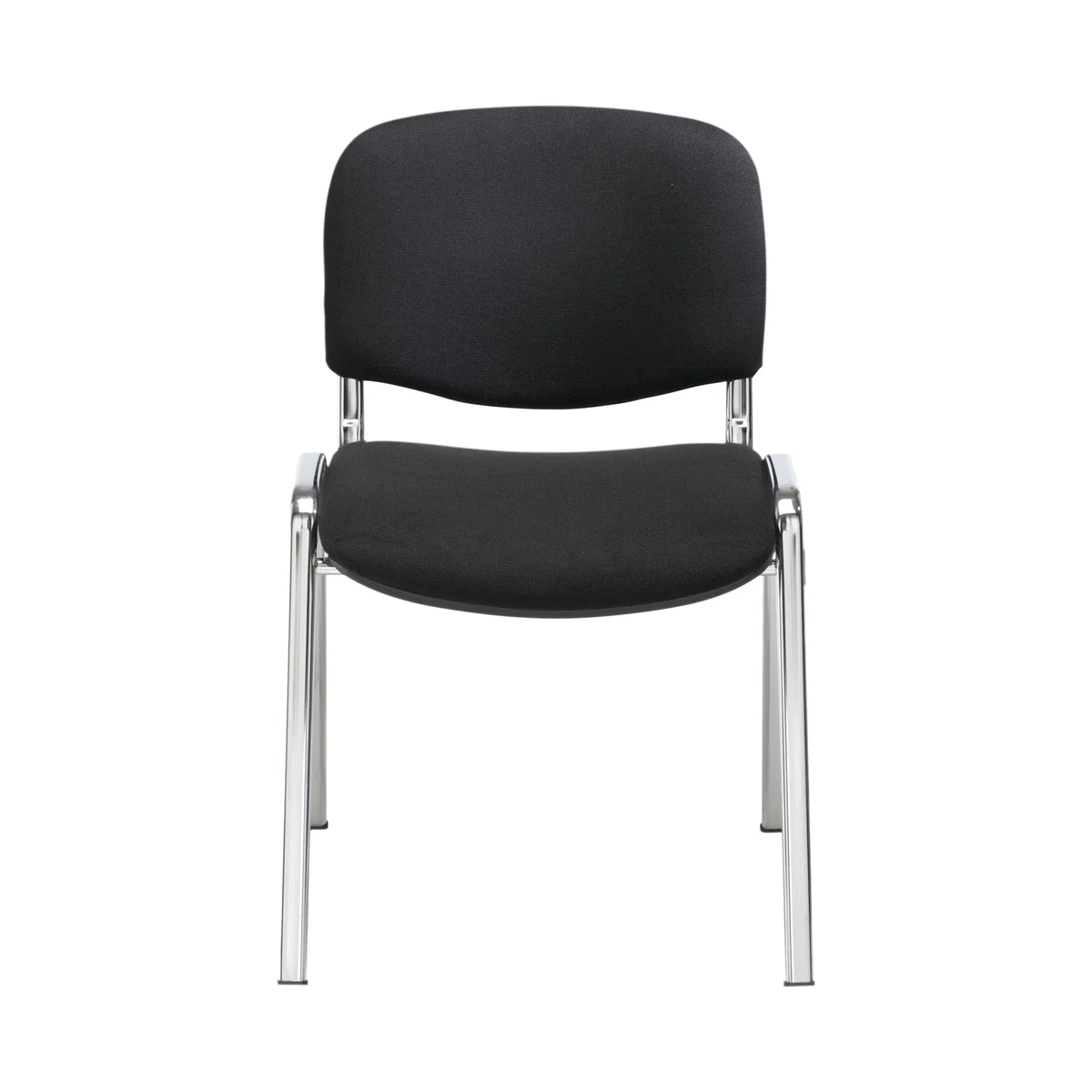 Jemini Ultra Multipurpose Stacking Chair 532x585x805mm Chrome/Black KF90558 - Image 2