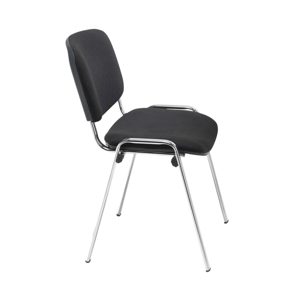 Jemini Ultra Multipurpose Stacking Chair 532x585x805mm Chrome/Black KF90558 - Image 3