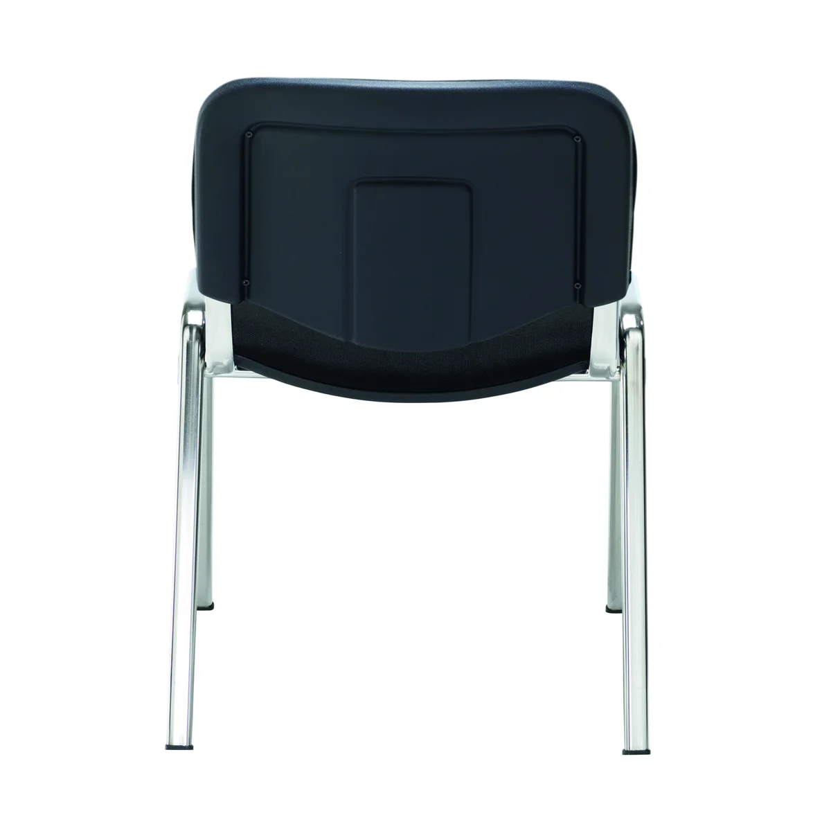Jemini Ultra Multipurpose Stacking Chair 532x585x805mm Chrome/Black KF90558 - Image 4