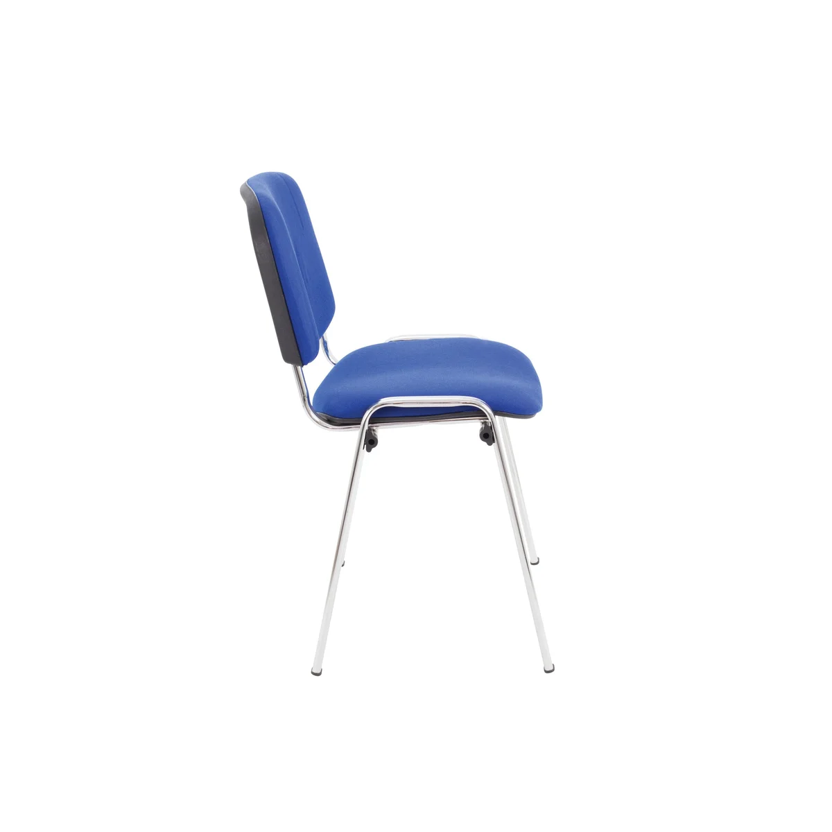 Jemini Multipurpose Stacking Chair 532x585x805mm Chrome/Blue Polyurethane KF90562 - Image 2