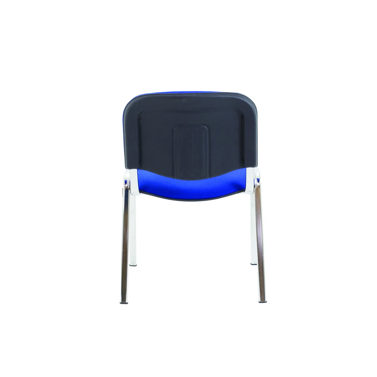 Jemini Multipurpose Stacking Chair 532x585x805mm Chrome/Blue Polyurethane KF90562 - Image 4