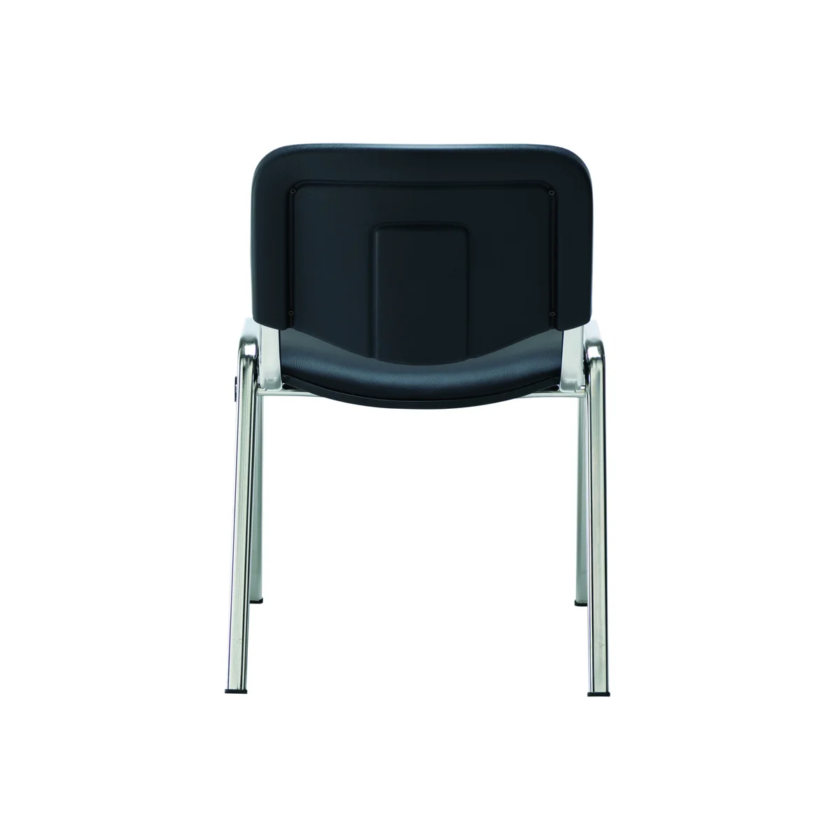 Jemini Multipurpose Stacking Chair 532x585x805mm Chrome/Black Polyurethane KF90563 - Image 4
