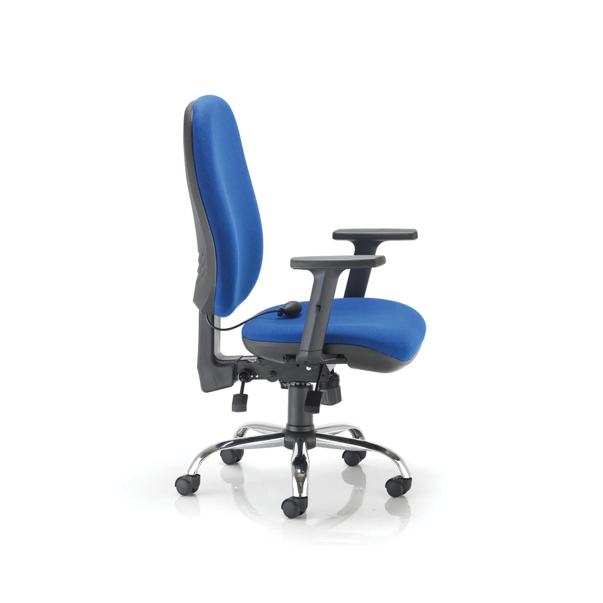 Arista Aire High Back Ergonomic Chair 675x580x1035-1230mm Blue KF90571 - Image 2