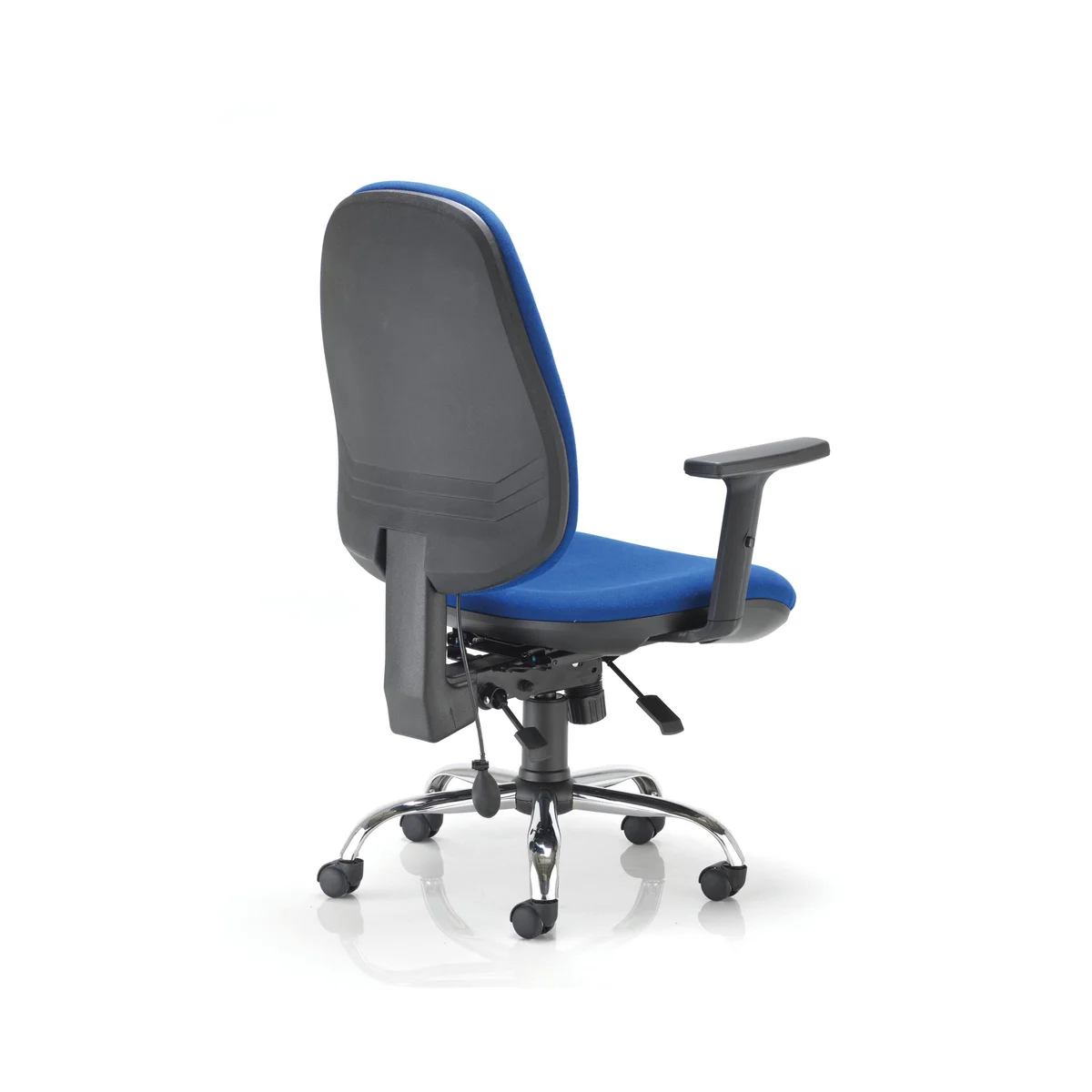 Arista Aire High Back Ergonomic Chair 675x580x1035-1230mm Blue KF90571 - Image 3