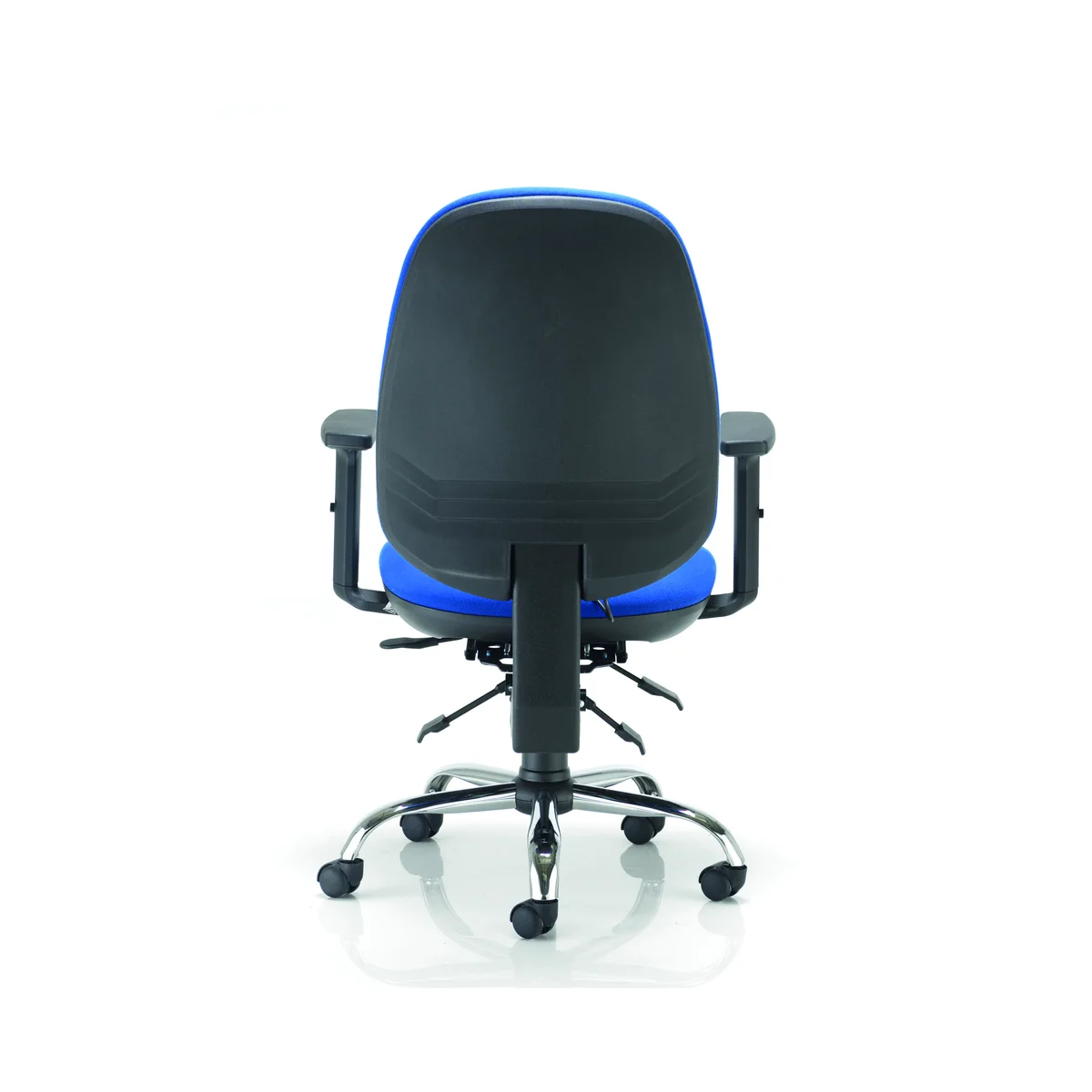 Arista Aire High Back Ergonomic Chair 675x580x1035-1230mm Blue KF90571 - Image 4