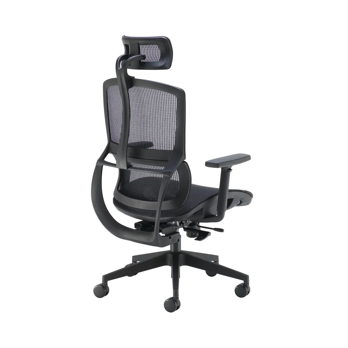 Arista Lena High Back Executive Chair 700x700x1120-1250mm Mesh Back Black KF90764 - Image 3