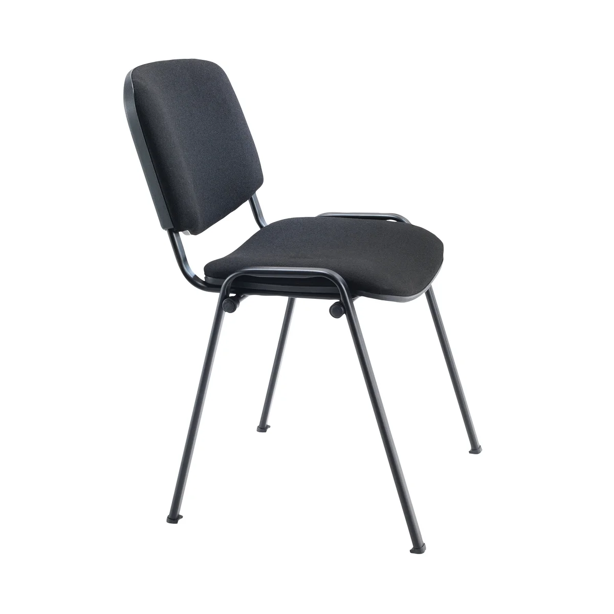 First Ultra Multipurpose Stacking Chair 532x585x805mm Charcoal KF98505 - Image 2