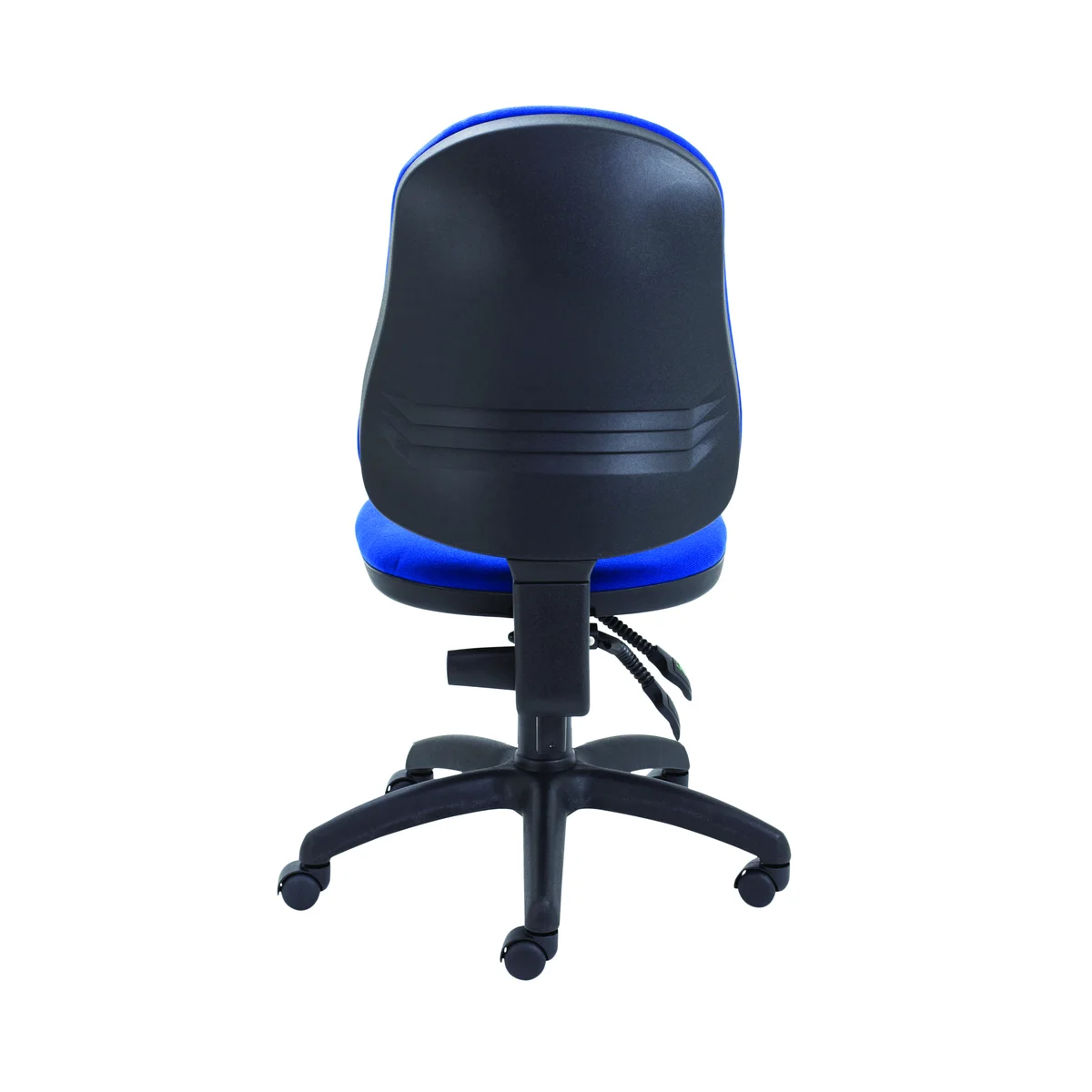 First High Back Operator Chair 640x640x985-1175mm Blue KF98506 - Image 4