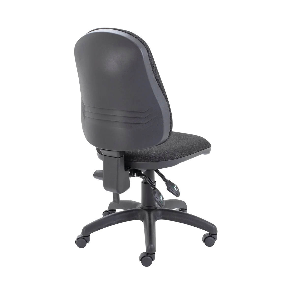 First High Back Operator Chair 640x640x985-1175mm Charcoal KF98507 - Image 3