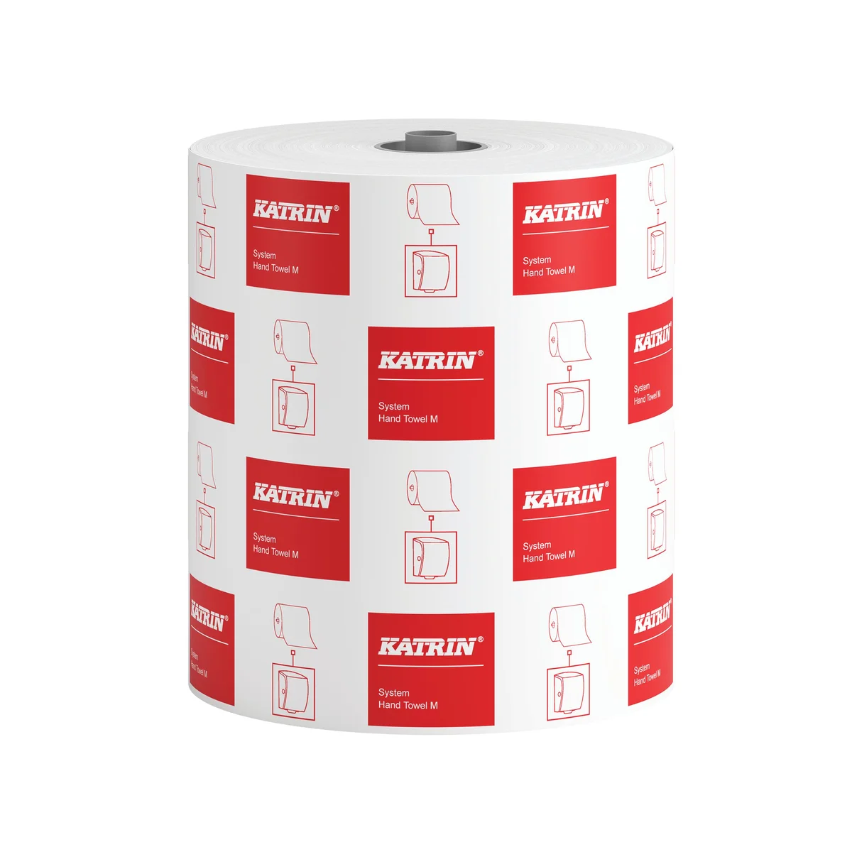 Katrin Dispenser Hand Towel Roll System 1-Ply Medium White (Pack of 6) 97401 - Image 2