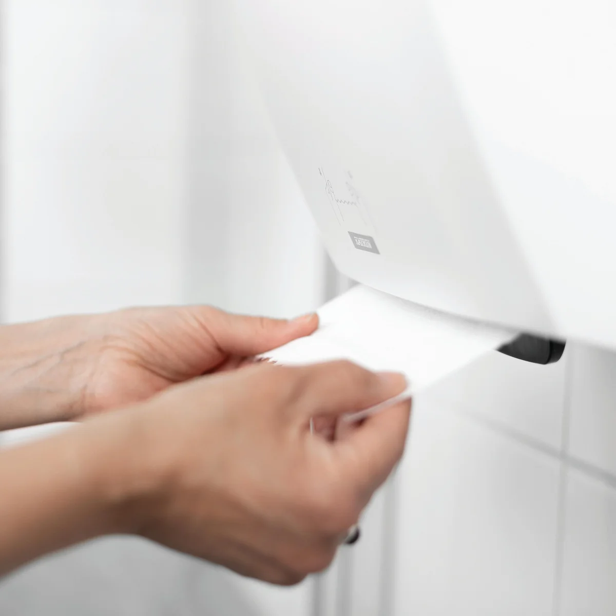 Katrin Dispenser Hand Towel Roll System 1-Ply Medium White (Pack of 6) 97401 - Image 3