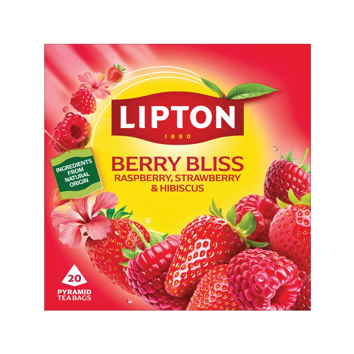 Lipton Berry Bliss Tea Bags (Pack of 20) 803510 - Image 3