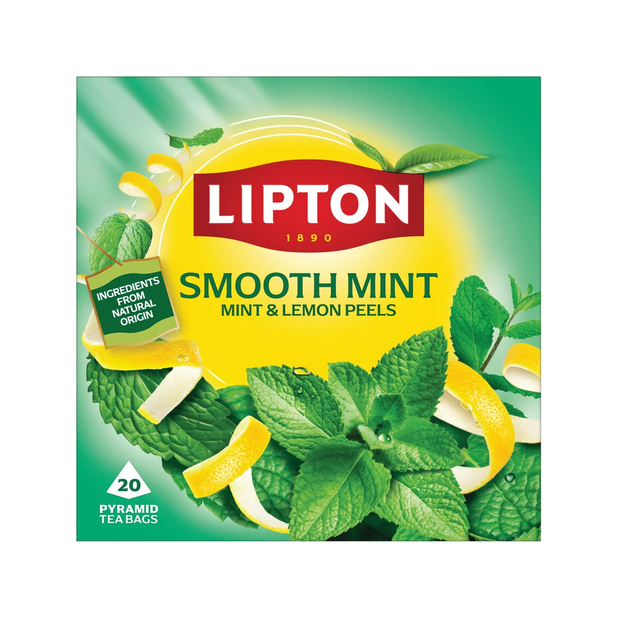 Lipton Smooth Mint Tea Bags (Pack of 20) 803502 - Image 3