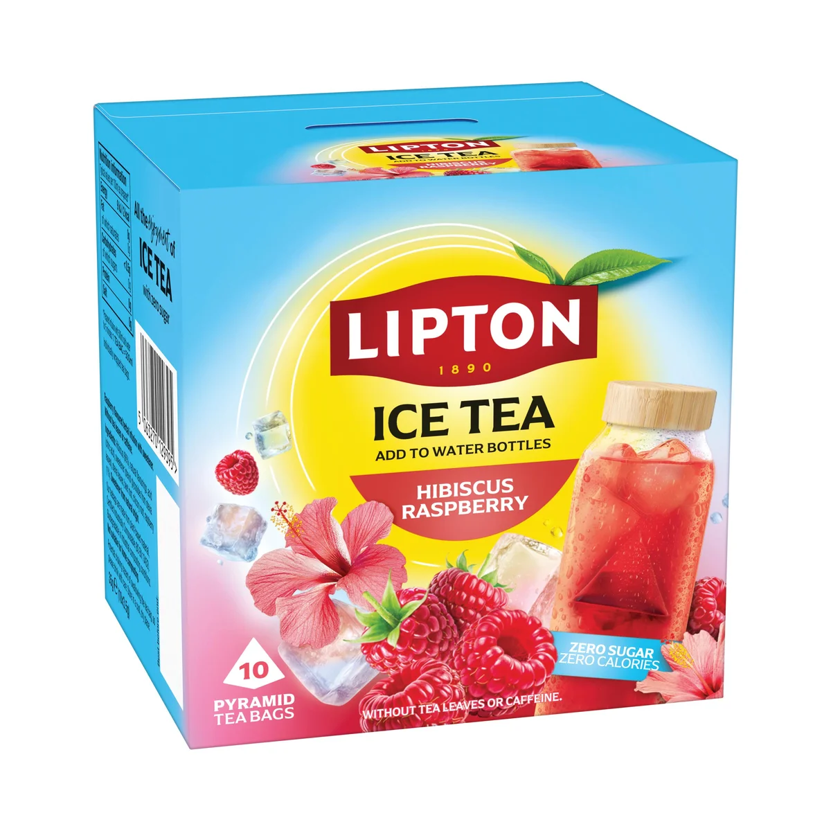Lipton Ice Tea Infusion Hibiscus Raspberry Tea Bags (Pack of 10) 803884 - Image 2