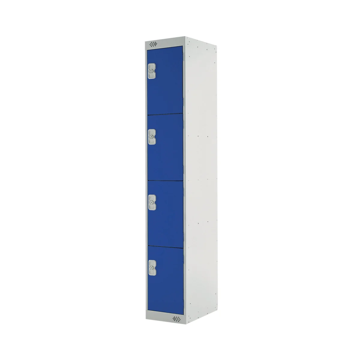 Four Compartment Locker 300x300x1800mm Blue Door M12214GUCF00