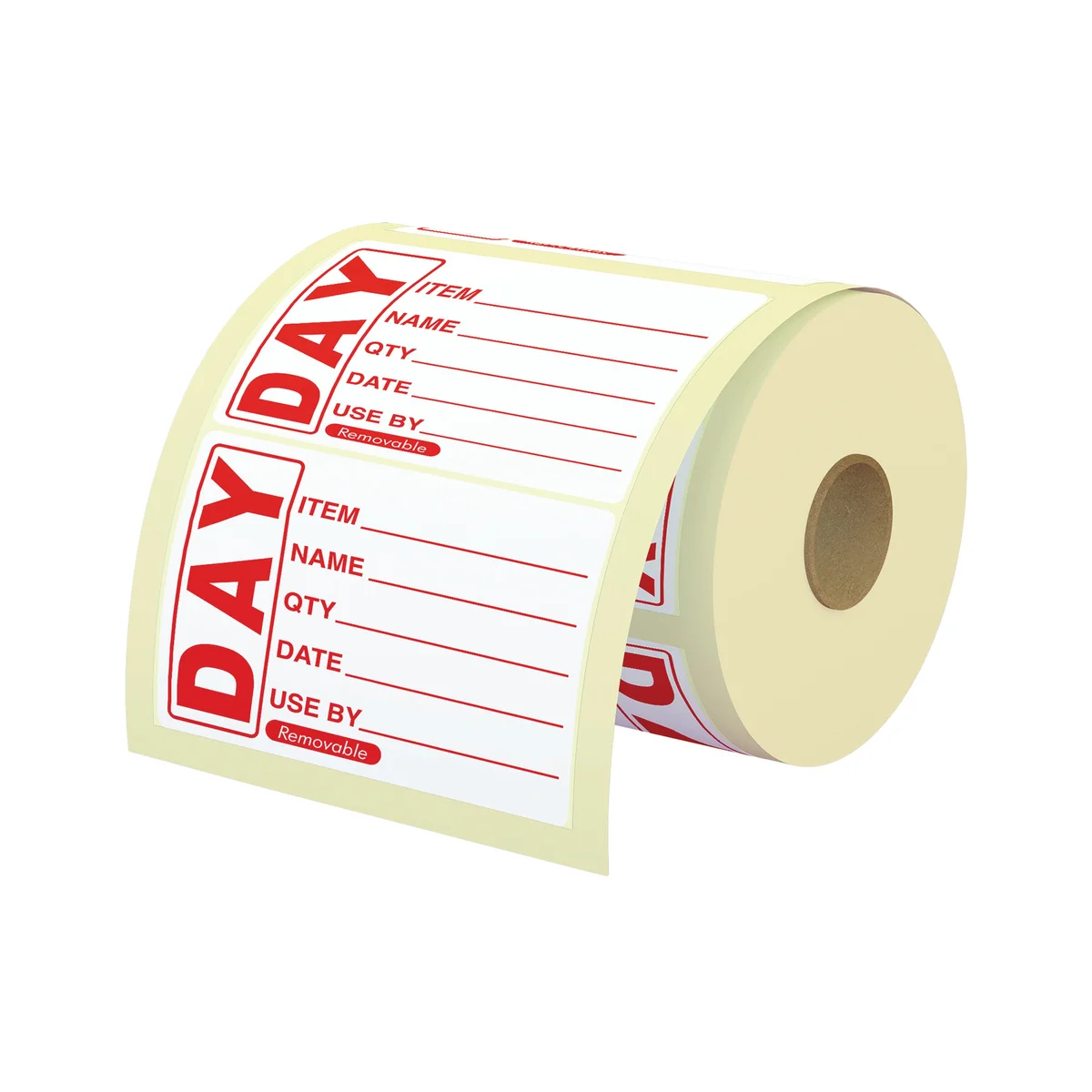 MyCafe Food Label Use By 25x25mm Removable (Pack of 1000) MYC10627