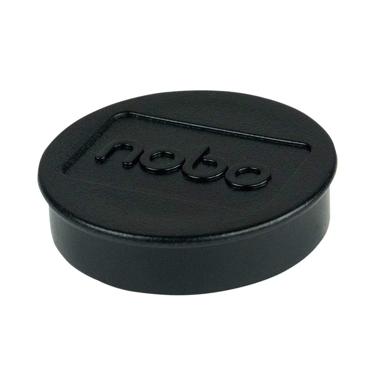 Nobo Whiteboard Magnets 38mm Black (Pack of 10) 1915312 - Image 1