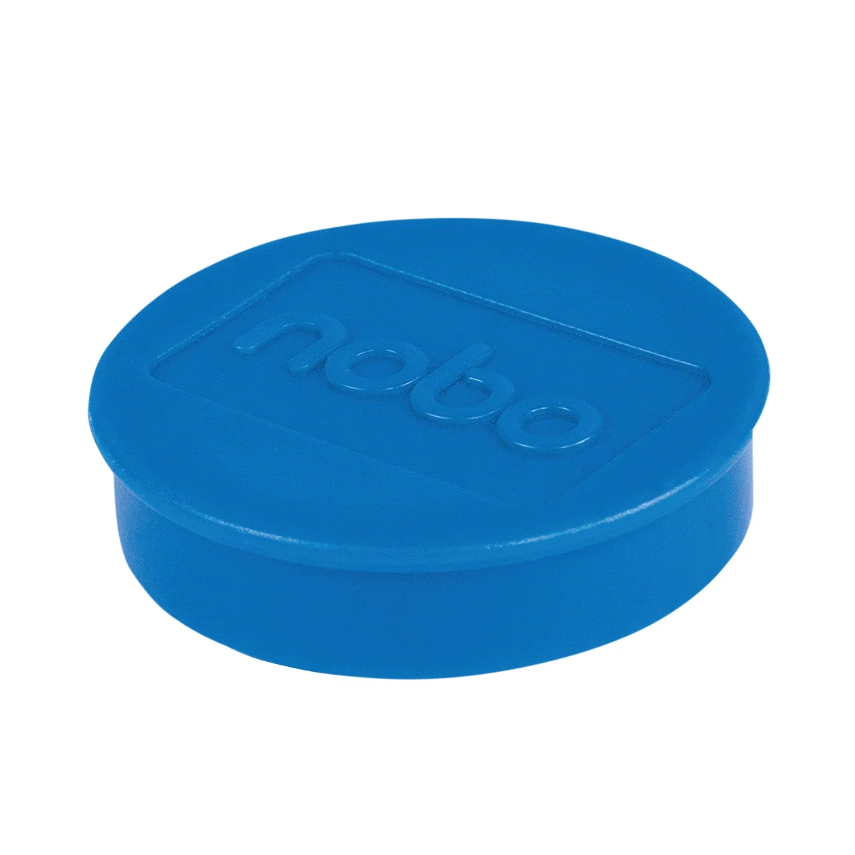 Nobo Whiteboard Magnets 38mm Blue (Pack of 10) 1915313 - Image 1