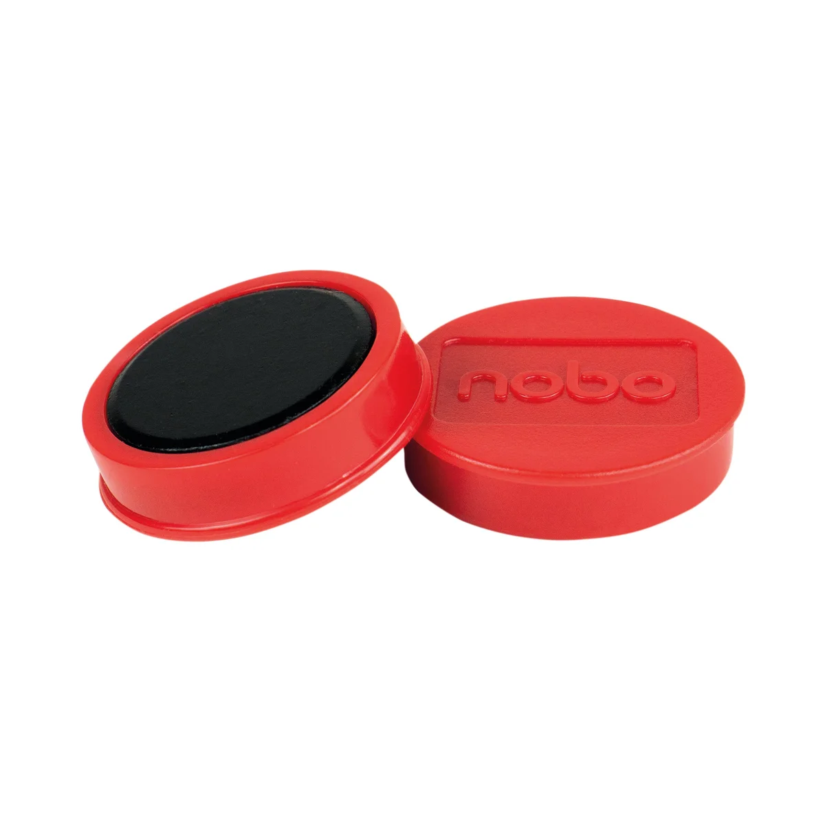 Nobo Whiteboard Magnets 38mm Red (Pack of 10) 1915314 - Image 2