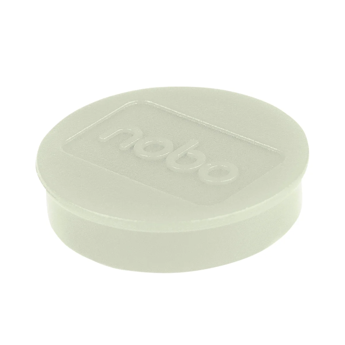 Nobo Whiteboard Magnets 38mm White (Pack of 10) 1915315 - Image 1