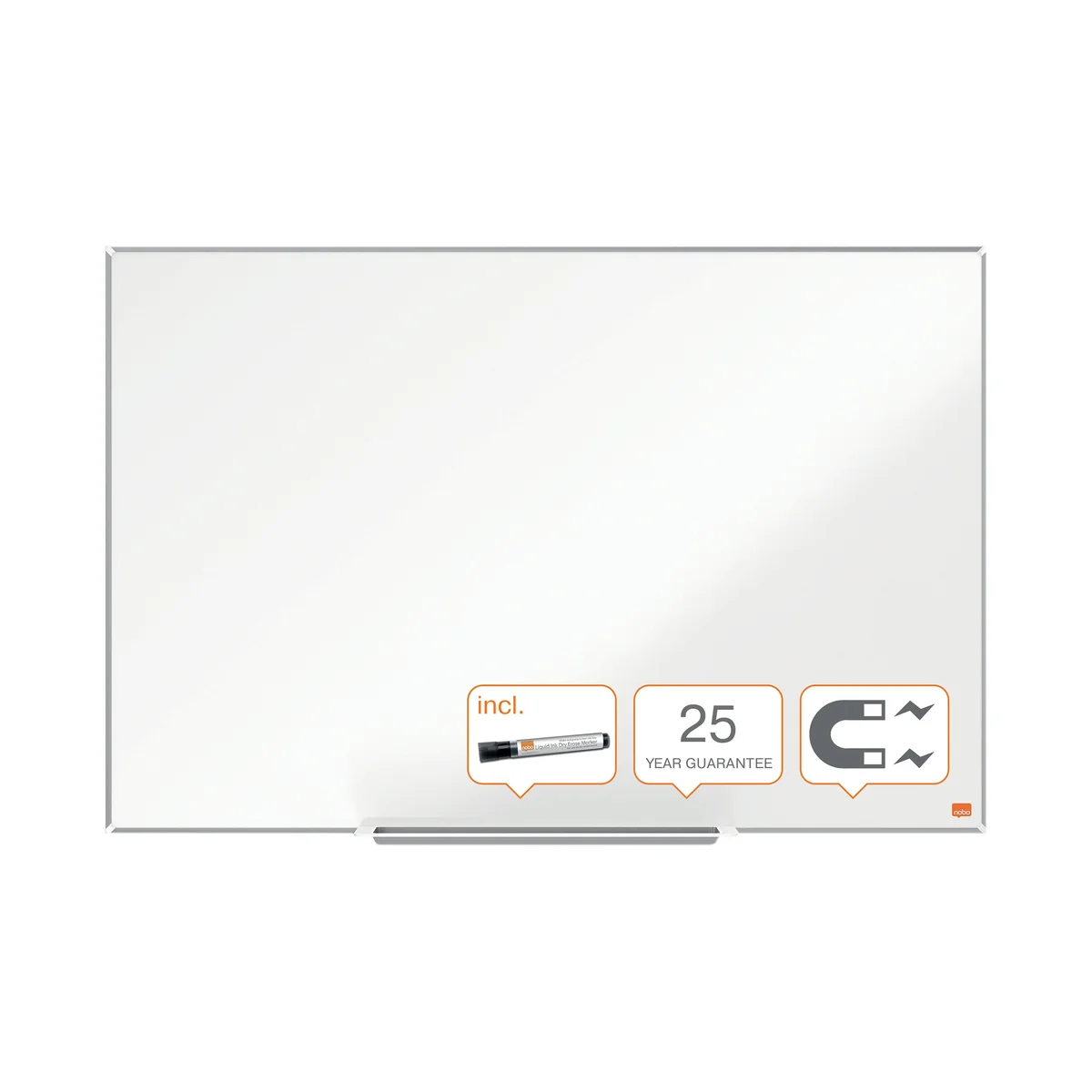 Nobo Impression Pro Enamel Magnetic Whiteboard 1800x1200mm 1915399 - Image 2