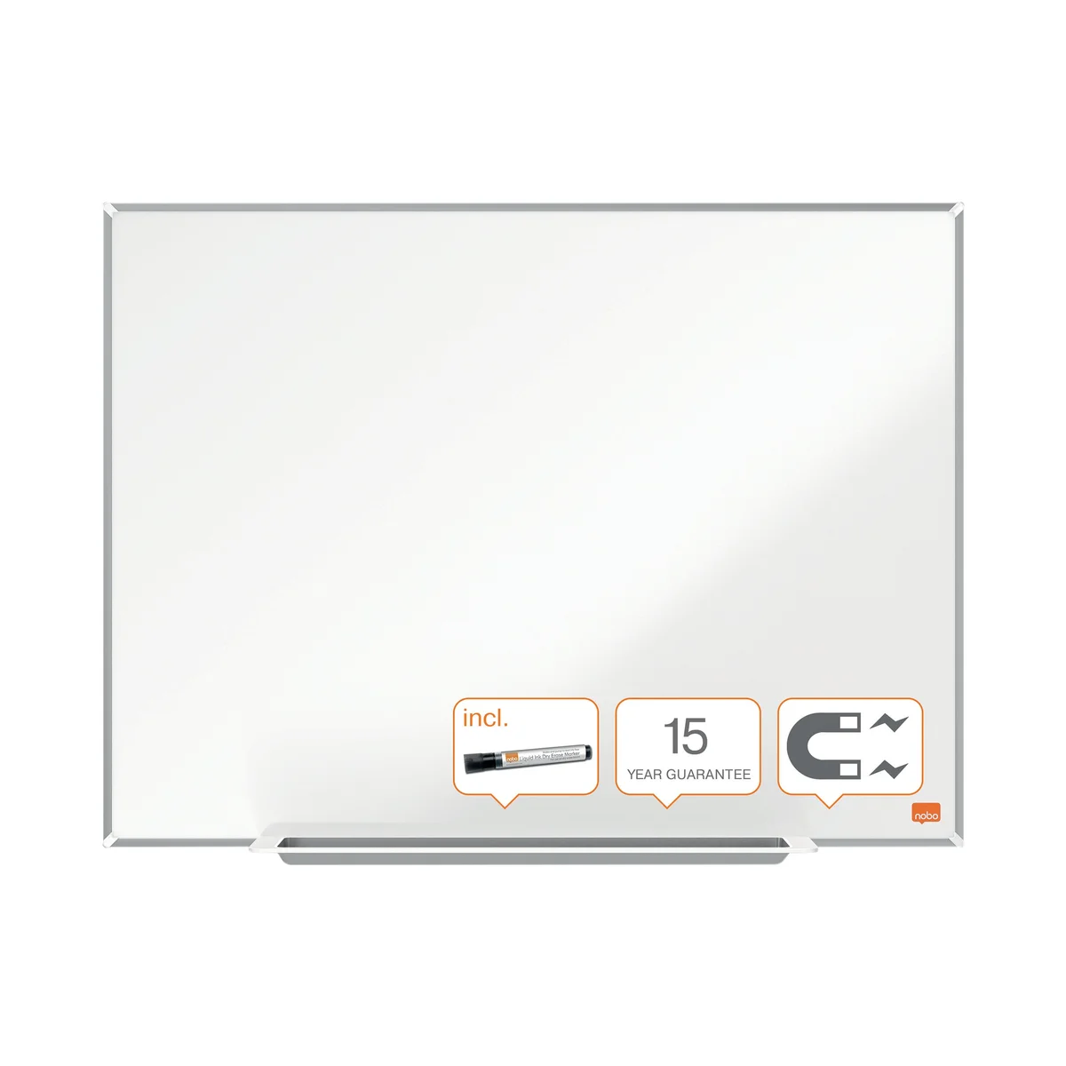 Nobo Impression Pro Steel Magnetic Whiteboard 1800x1200mm 1915406 - Image 2
