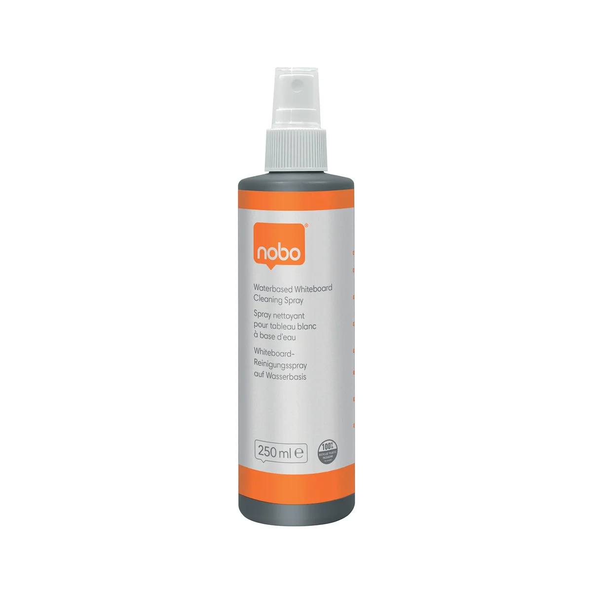 Nobo Waterbased Whiteboard Cleaning Spray 250ml 1915708 - Image 1