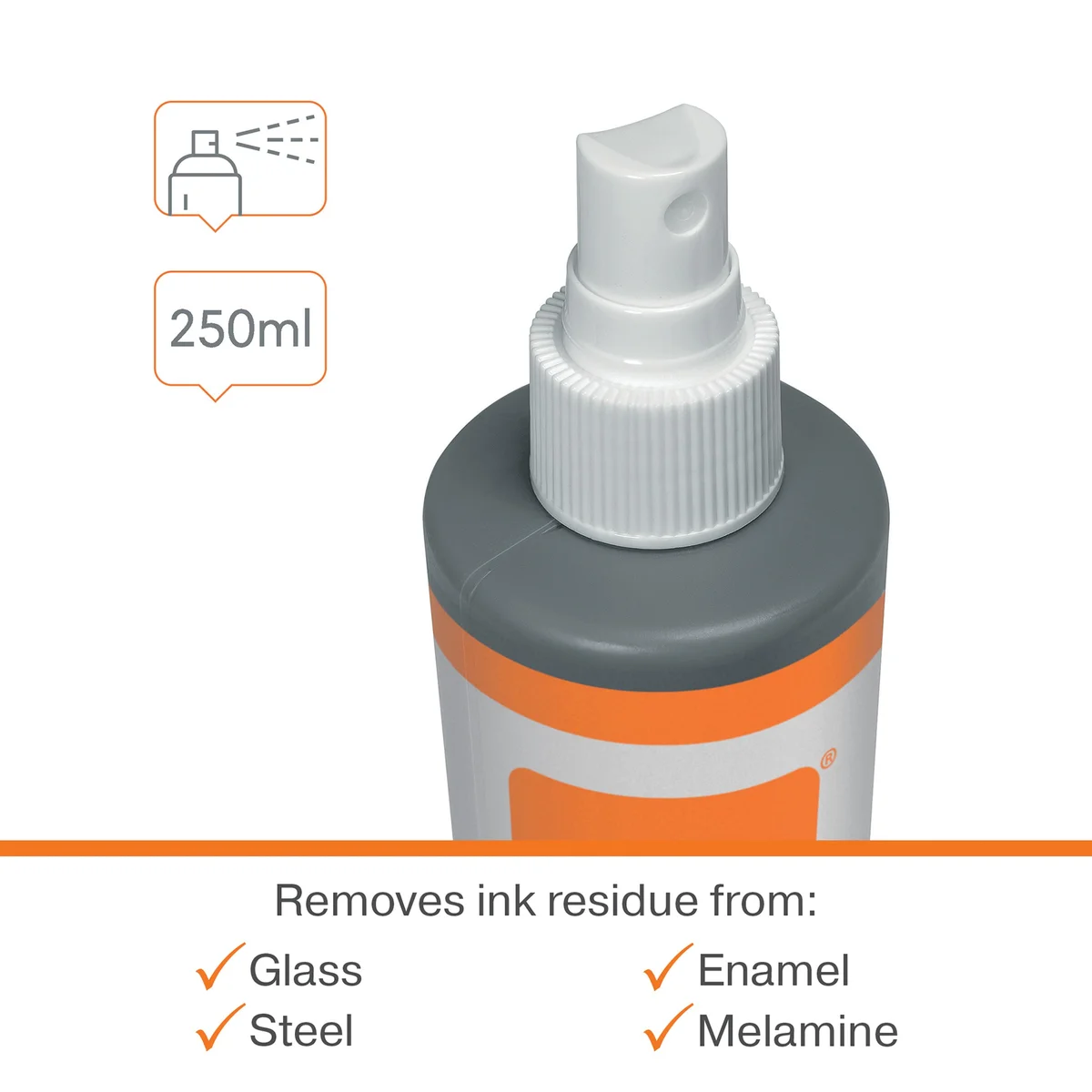 Nobo Waterbased Whiteboard Cleaning Spray 250ml 1915708 - Image 3