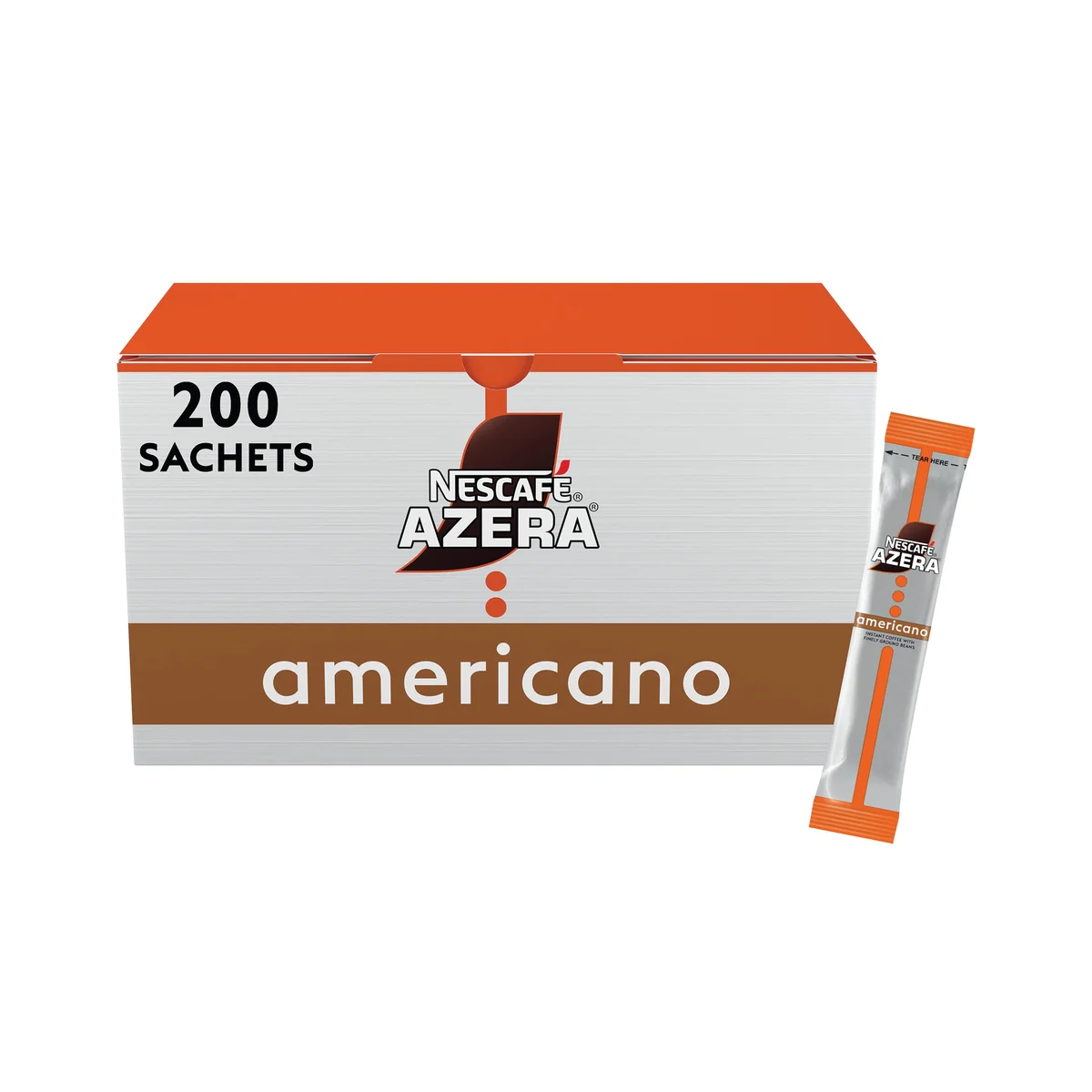 Nescafe Azera Americano Coffee Sachets (Pack of 200) 12356930 - Image 2