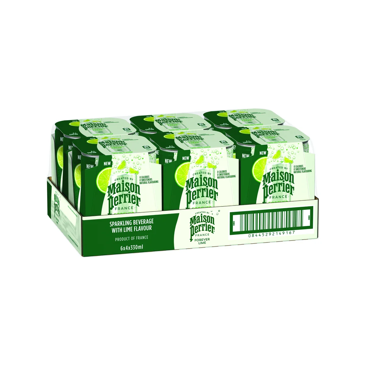 Maison Perrier Forever Lime Sparkling Water 330ml Can (Pack of 24) 13144521 - Image 4