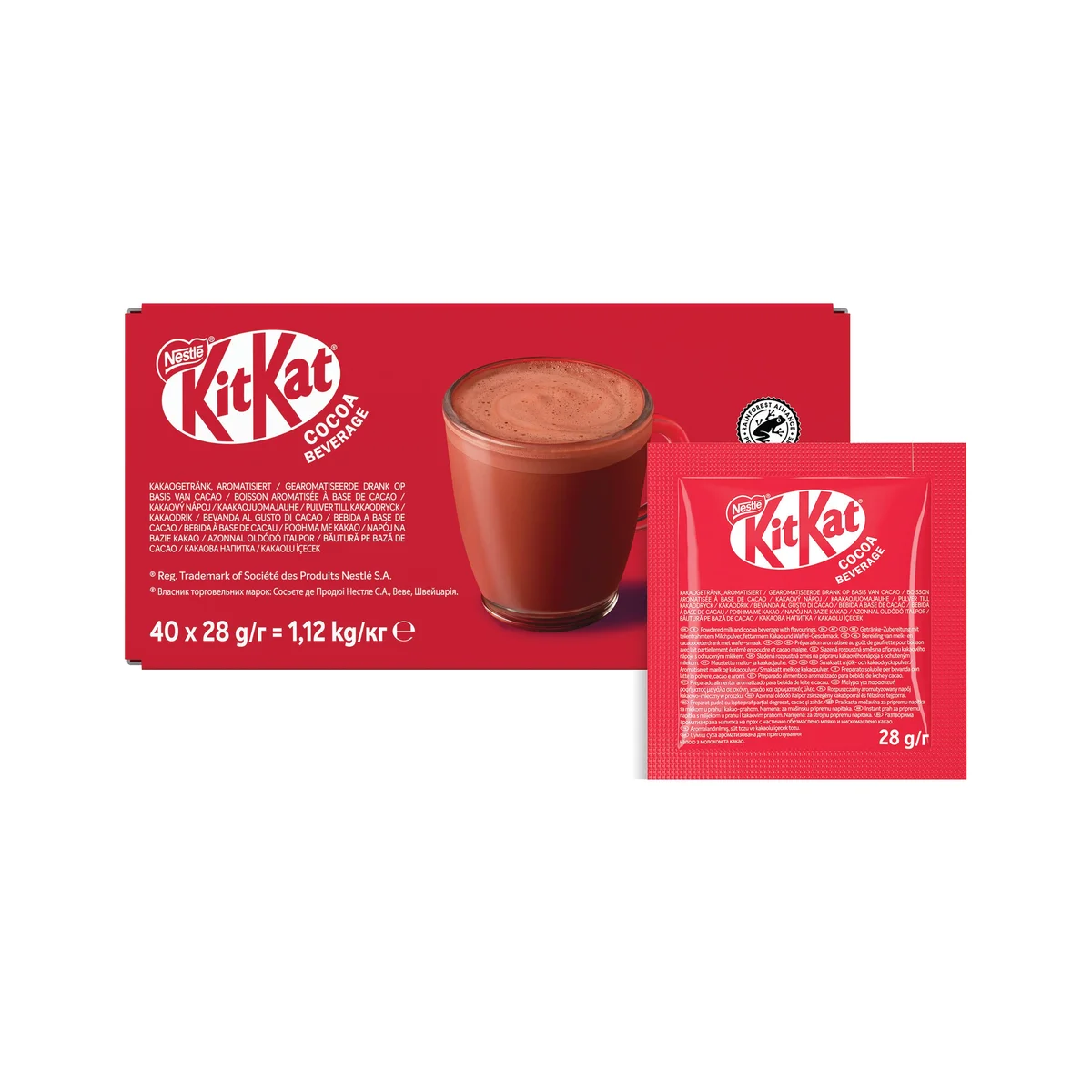 Nestle KitKat Cacao Beverage Sachets 28g (Pack of 40) 12881908SGL - Image 2