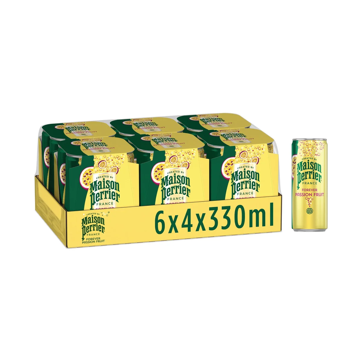 Maison Perrier Sparkling Water Forever Passion Fruit 330ml Can (Pack of 24) 13394999 - Image 2