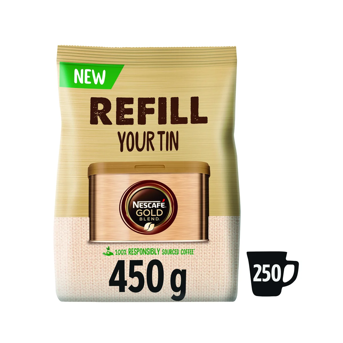 Nescafe Gold Blend 450g Refill Pouch 12578619 - Image 4