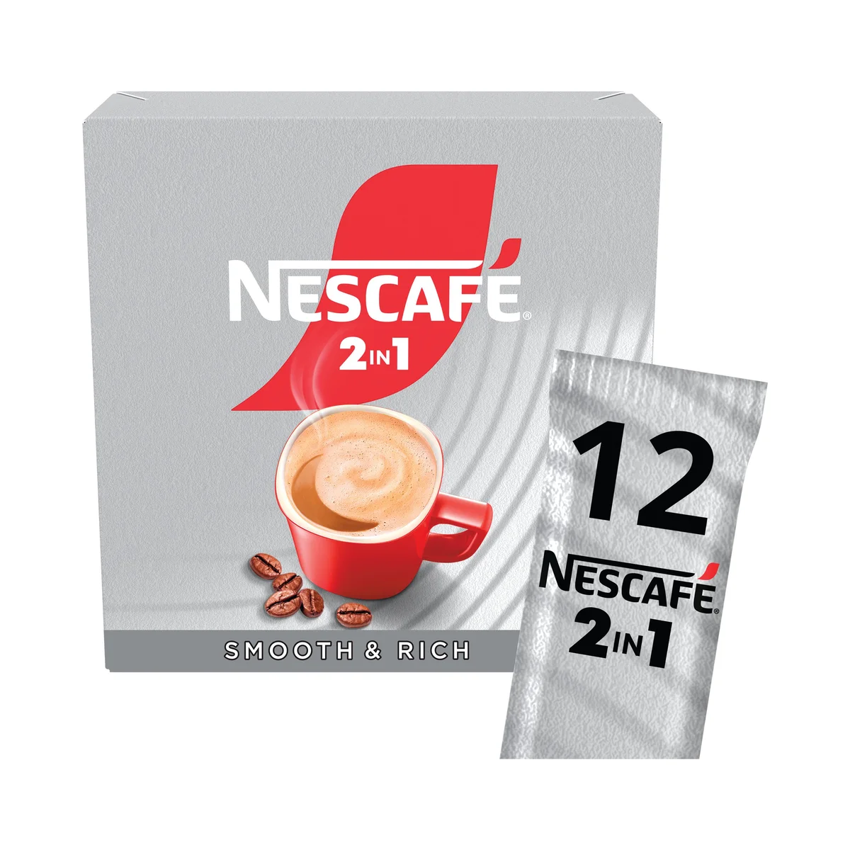 Nescafe 2-in-1 Original Coffee Sachets (Pack of 12) 12593152 - Image 3