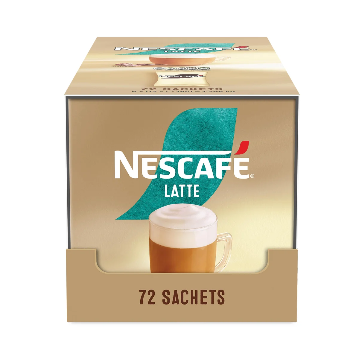 Nescafe Latte Instant Coffee Sachets (Pack of 72) 12596948 - Image 2