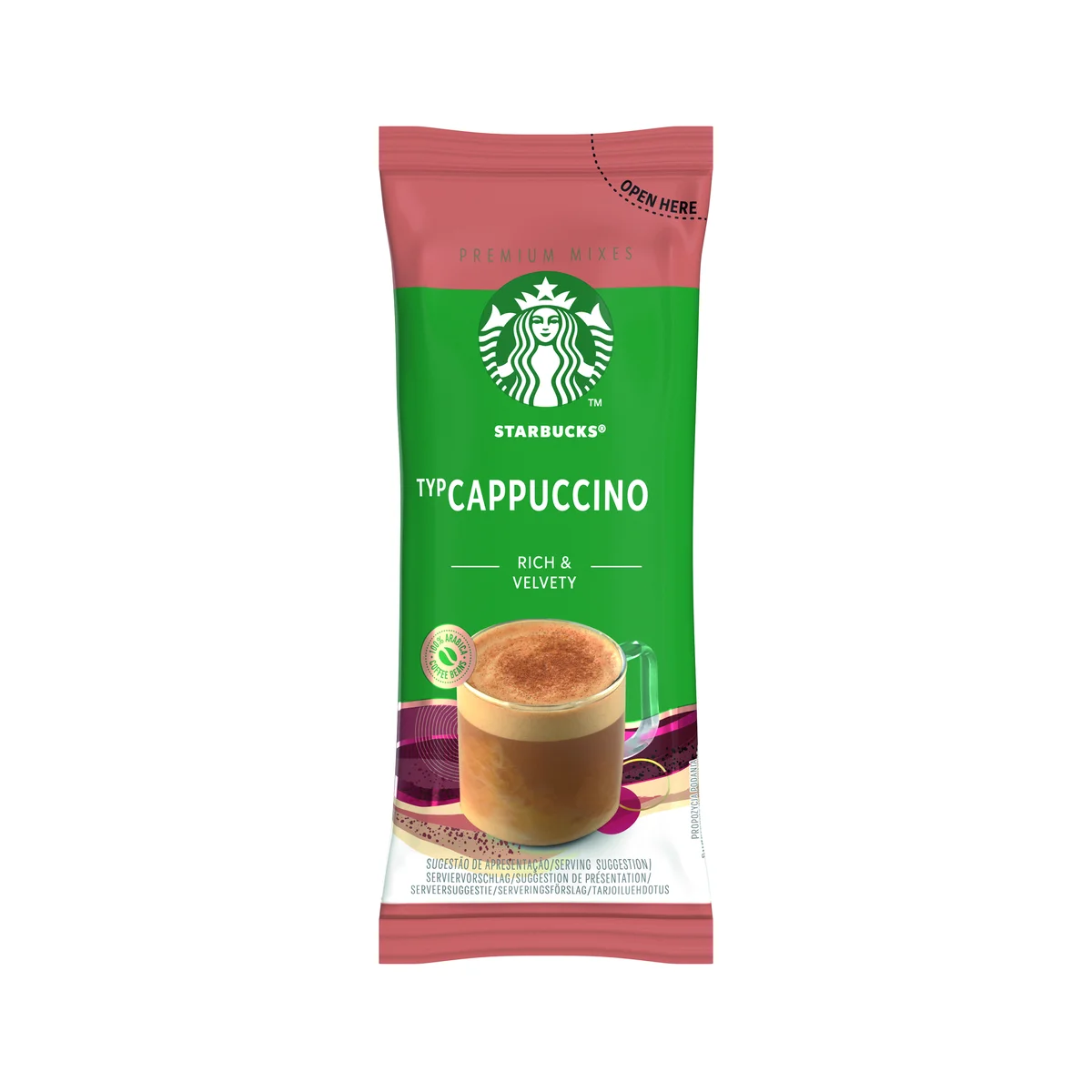 Starbucks Cappuccino Premium Instant Coffee Sachets (Pack of 40) 12604353 - Image 4