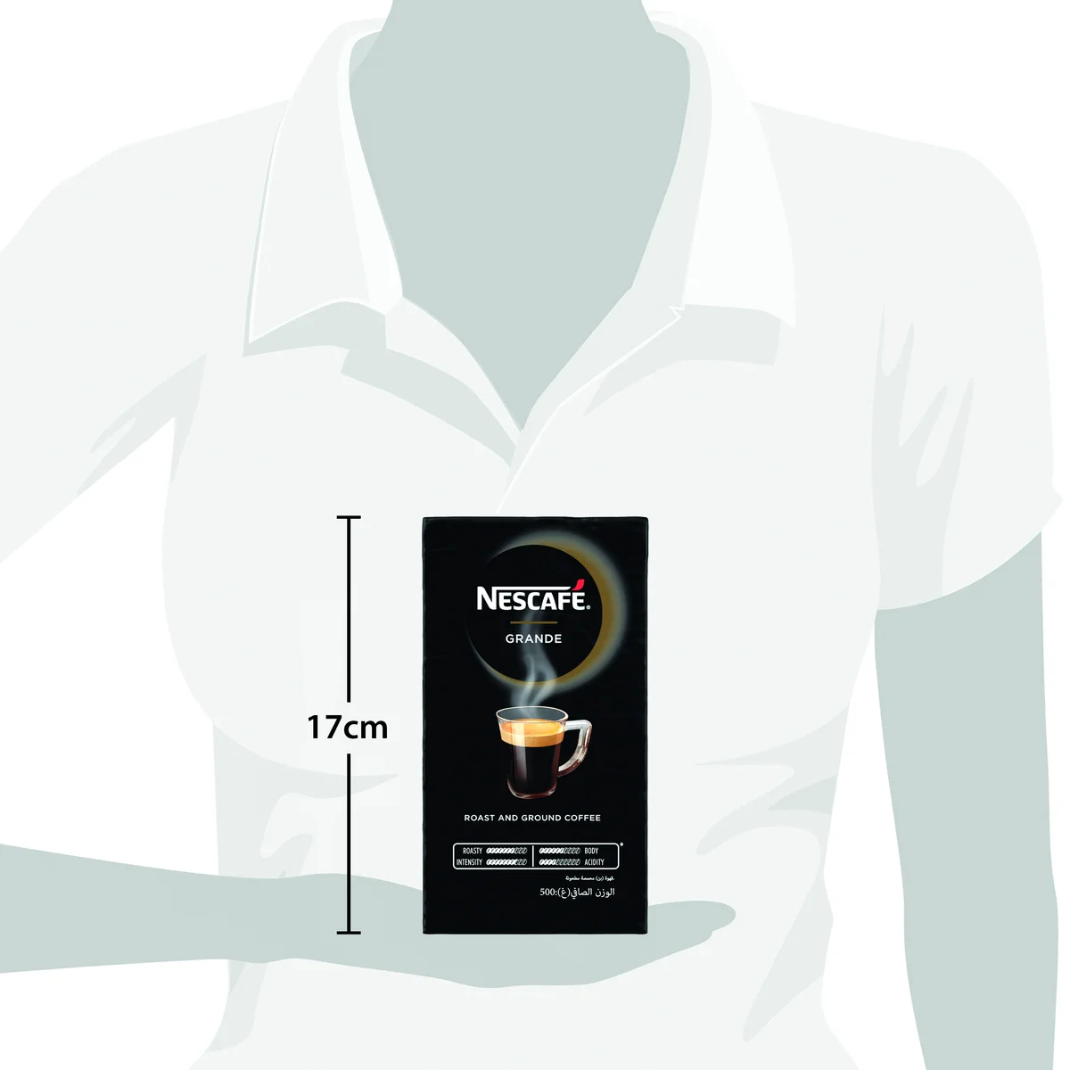 Nescafe Grande Roast and Ground Coffee Intensity 500g 12532110 - Image 4