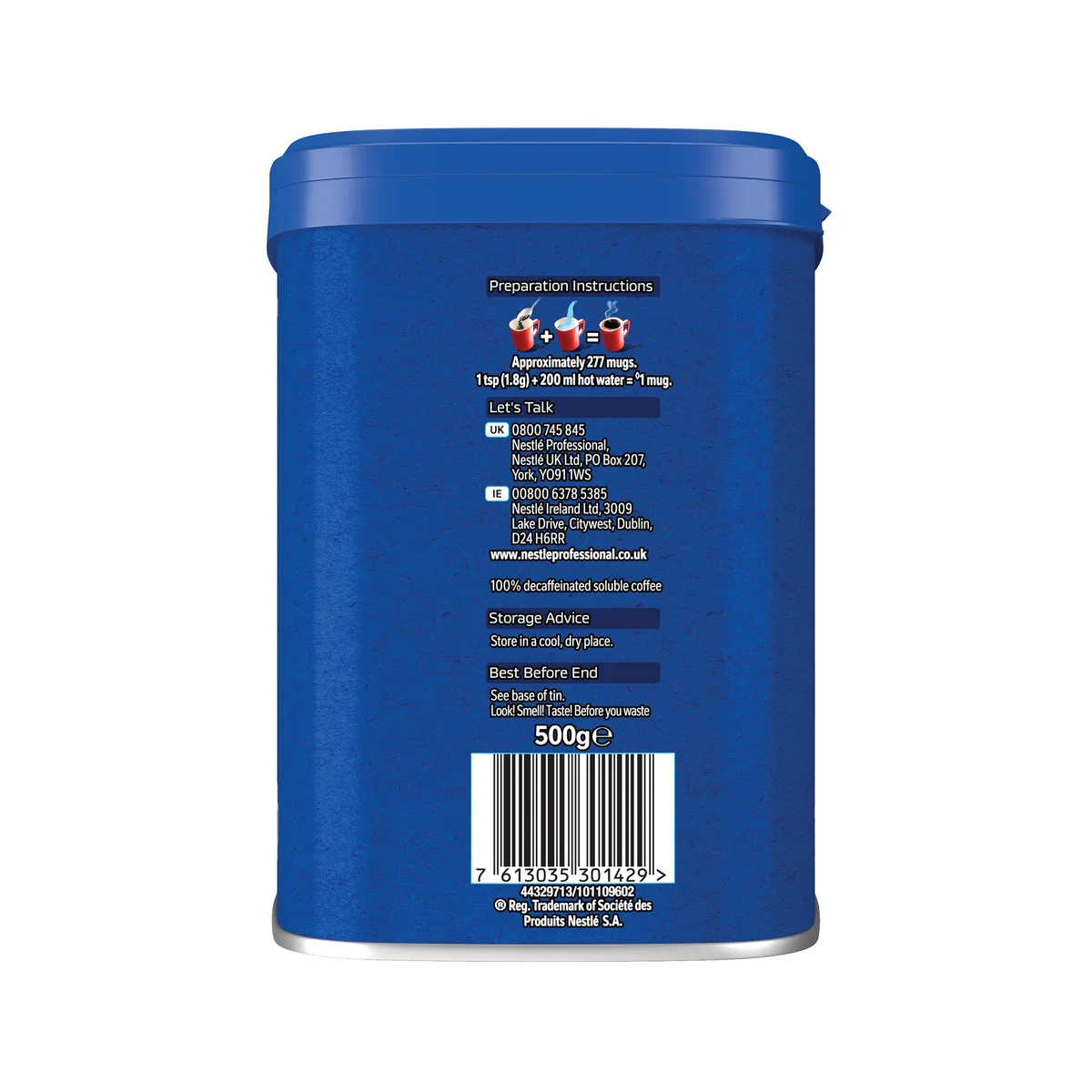 Nescafe Original Decaffeinated Instant Coffee 500g Tin 12315569 - Image 2