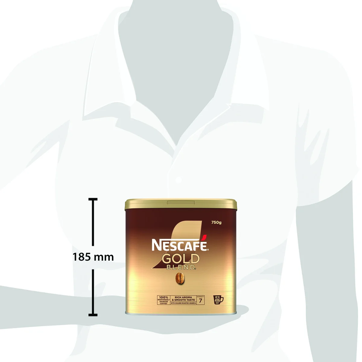 Nescafe Gold Blend Coffee 750g Tin 12339209 - Image 4