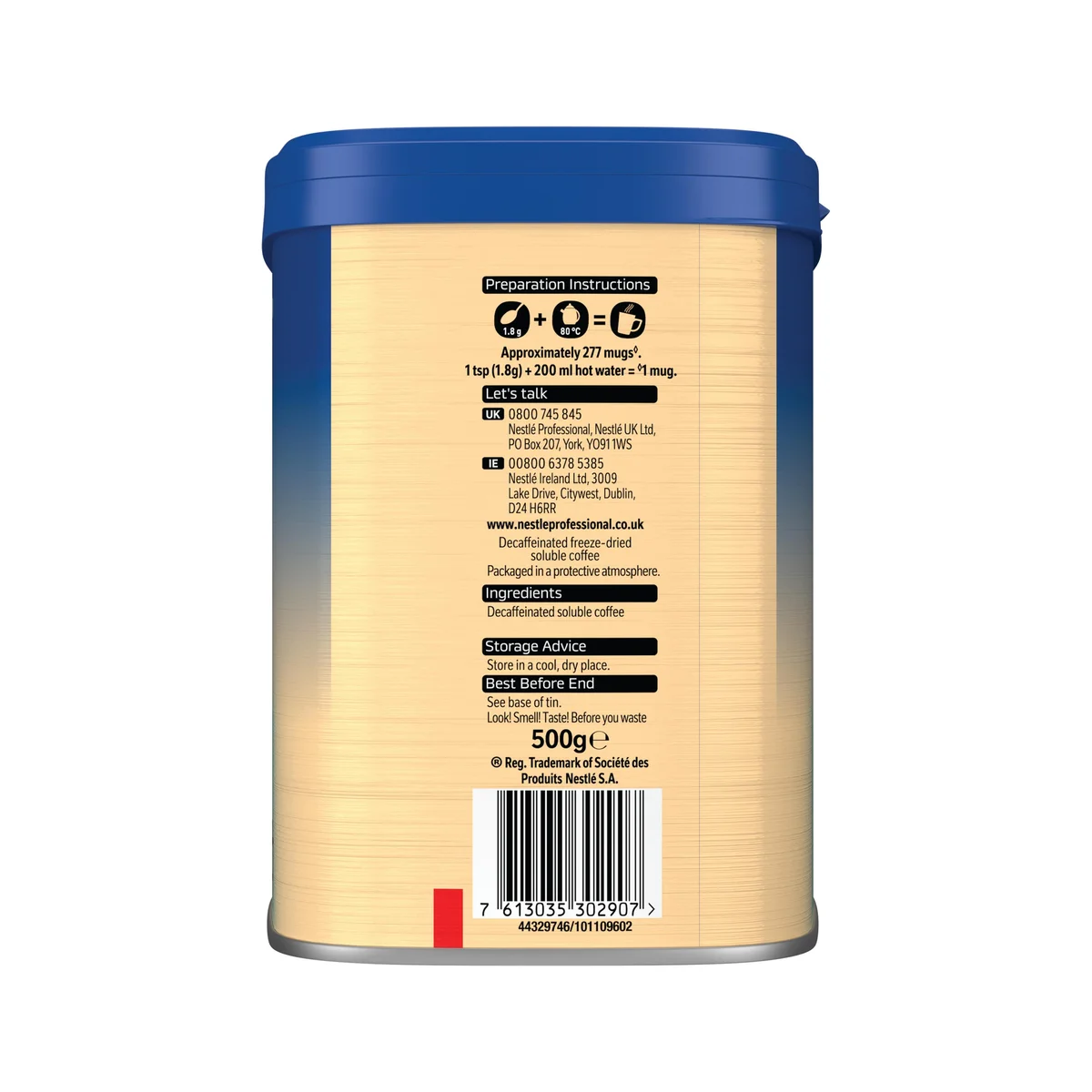 Nescafe Gold Blend Decaffeinated Instant Coffee 500g 12612268 - Image 2