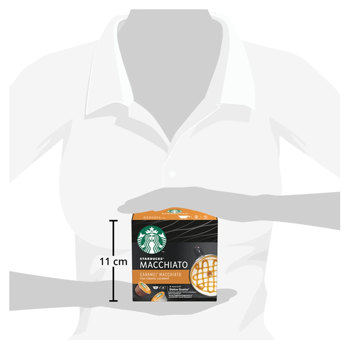 Nescafe Dolce Gusto Starbucks Caramel Macchiato Coffee Pods (Pack of 36) 12551405 - Image 3