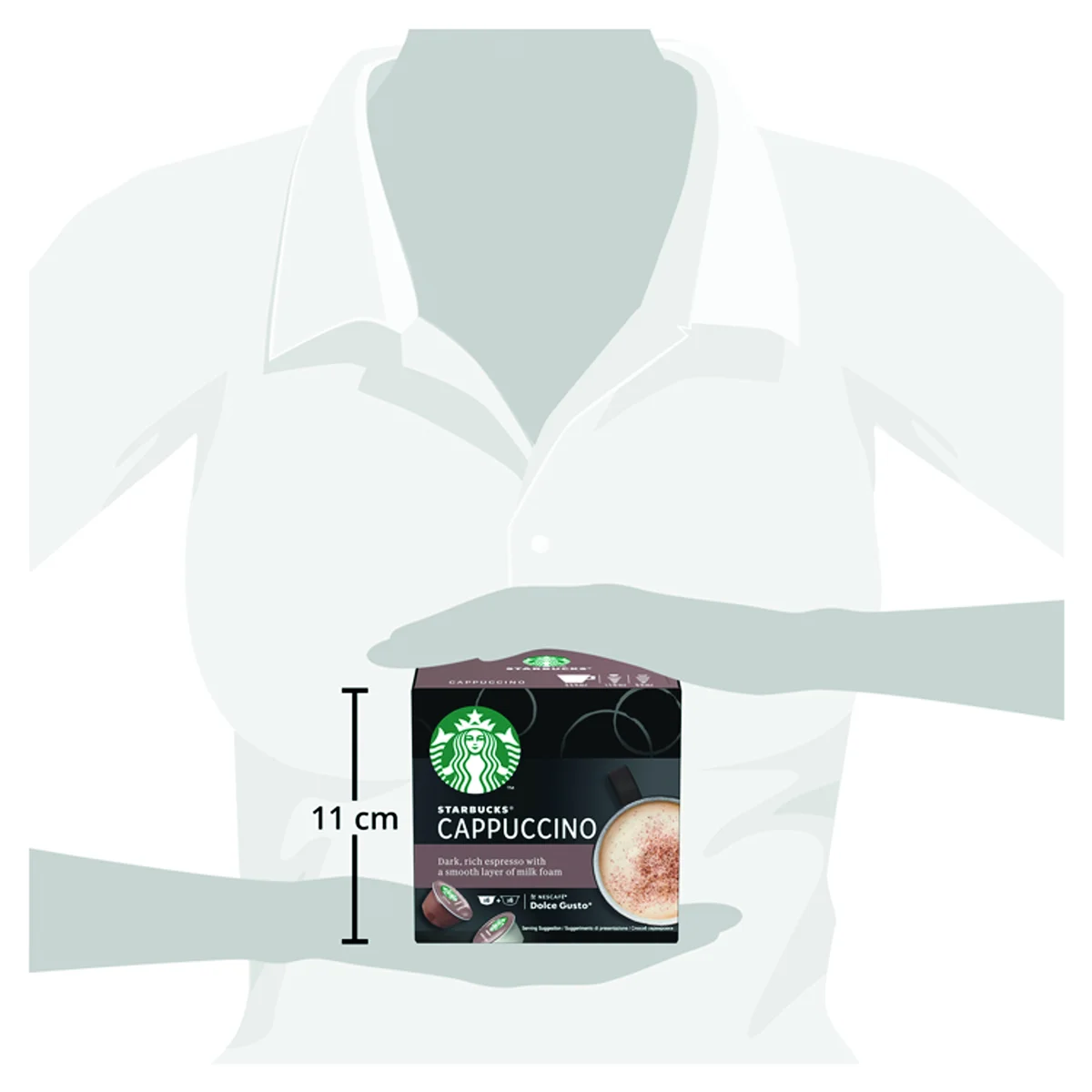 Nescafe Dolce Gusto Starbucks Cappuccino Coffee Pods (Pack of 36) 12551732 - Image 4