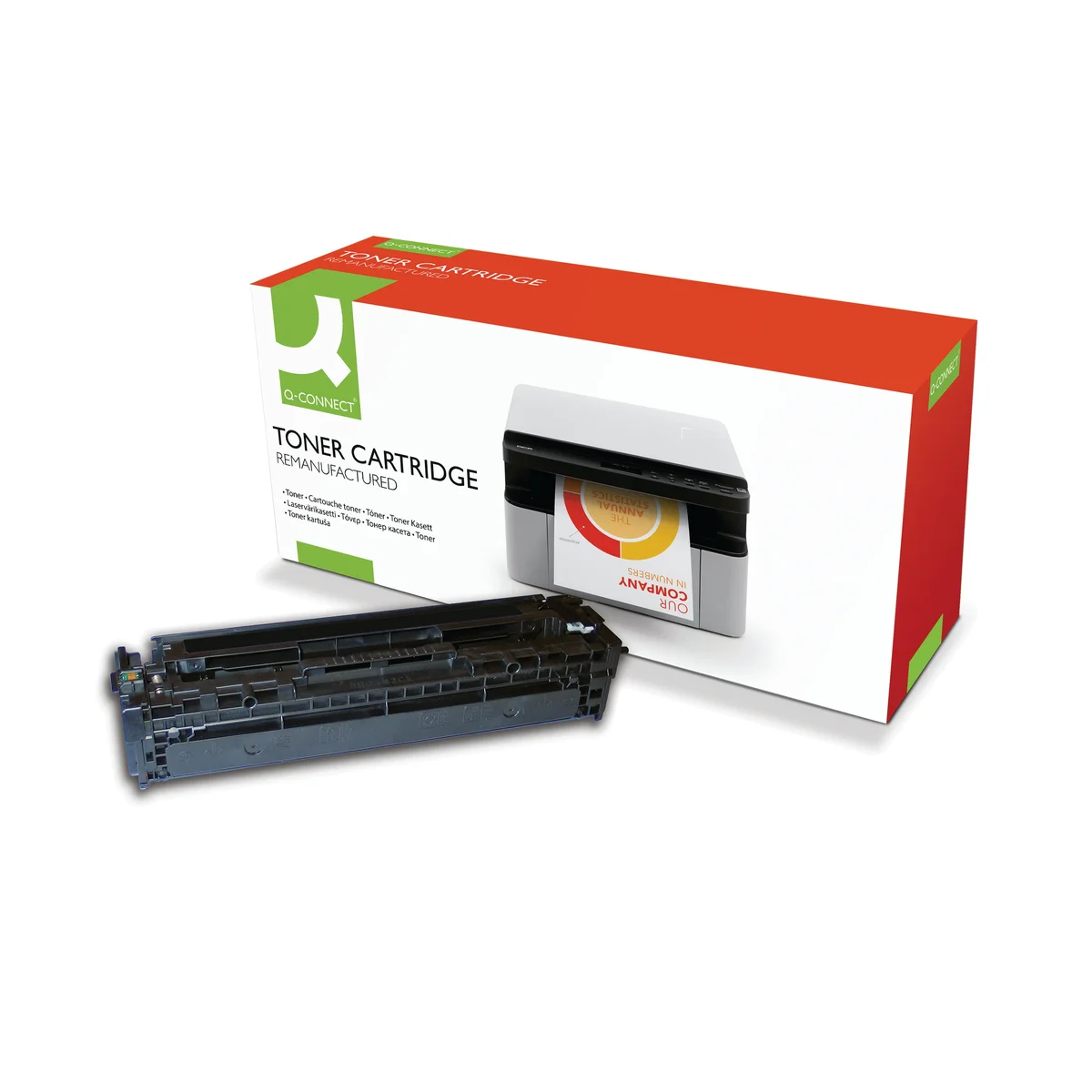 Q-Connect Compatible Toner Cartridge Black For HP CF210A CF210A-COMP - Image 2