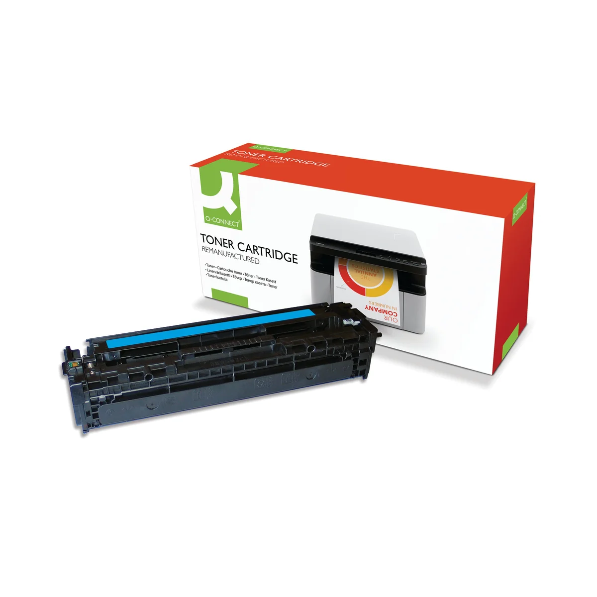 Q-Connect Compatible Toner Cartridge Cyan For HP CF211A CF211A-COMP - Image 2