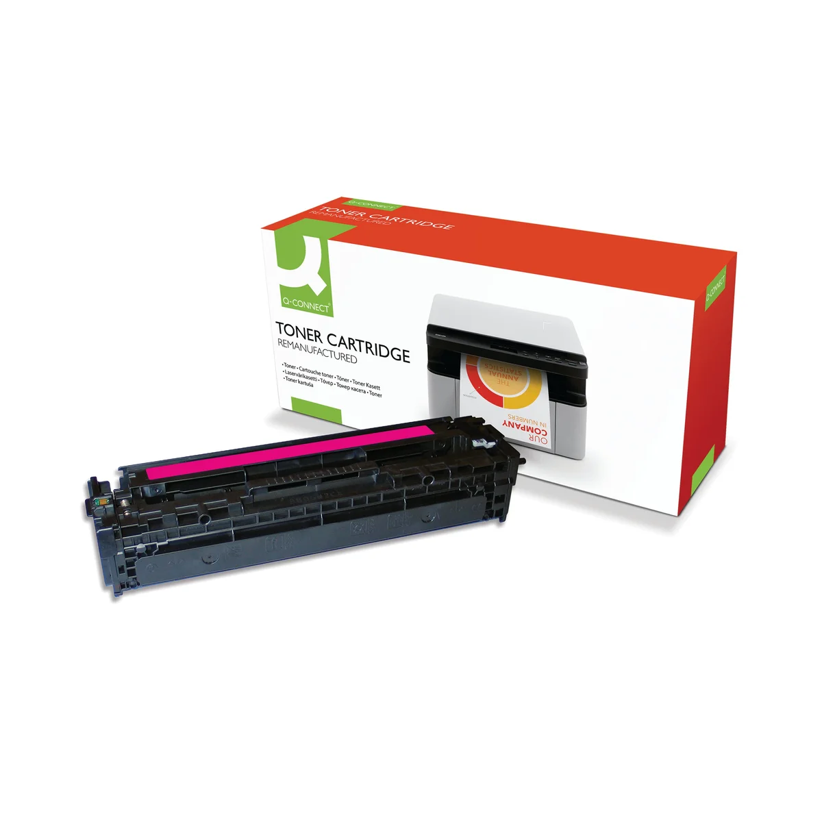 Q-Connect Compatible Toner Cartridge Magenta For HP CF213A CF213A-COMP - Image 2