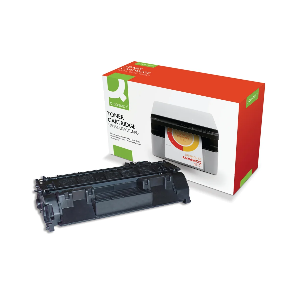 Q-Connect Compatible Toner Cartridge Black For HP CF280A CF280A-COMP - Image 2