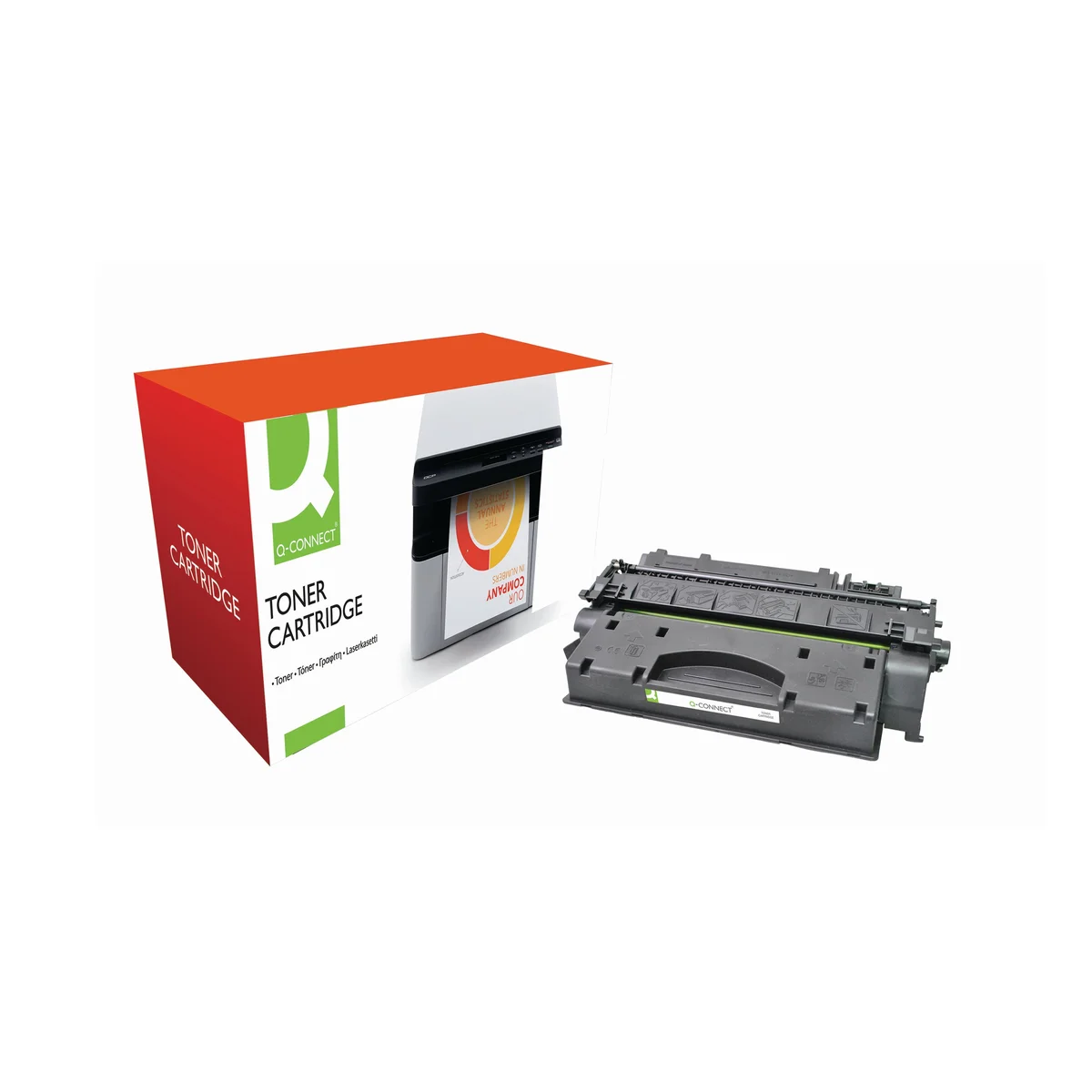 Q-Connect Compatible Toner Cartridge High Yield Black For HP CF280X CF280X-COMP - Image 1